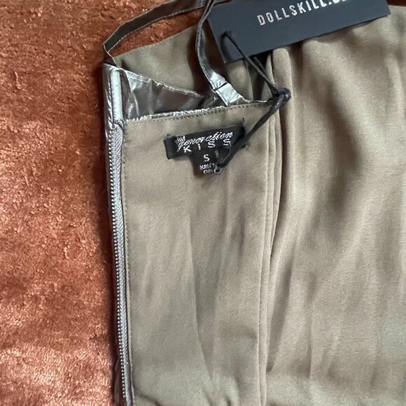 Dolls Kill Reflective Rave Crop Top Size Small - Picture 3 of 3